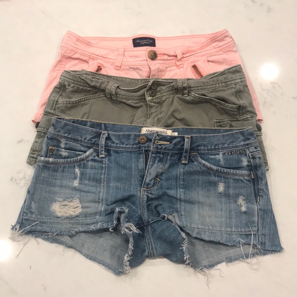American Eagle Outfitters Pants - American Eagle Shorts - Set of 3